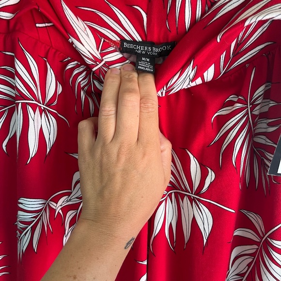 NWT Beechers Brooke Foldover Waist Wide Leg Pants - Picture 5 of 6